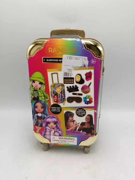 WALIZKA RAINBOW HIGH SLEEPOVER SET CARRY CASE