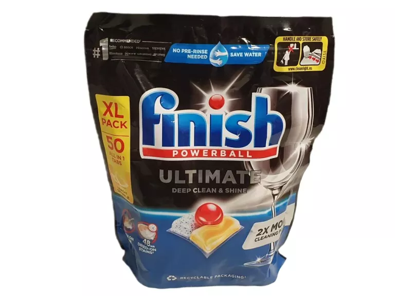 KAPSUŁKI DO ZMYWARKI FINISH ULTIMATE DEEP CLEAN 50 SZT