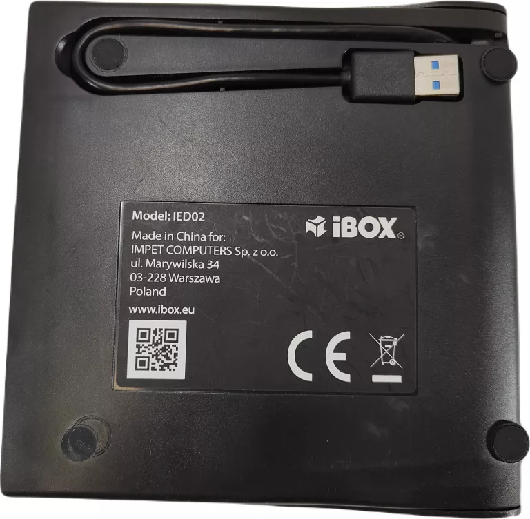 NAPĘD ZEWNĘTRZNY IBOX IED02 ZEWNĘTRZNY NAPĘD DVD-ROM, USB 3.0