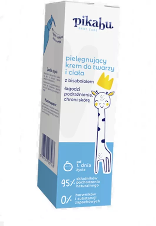 PIKABU BABY CARE, PIELĘGNUJĄCY KREM DO TWARZY I CIAŁA, 300 ML