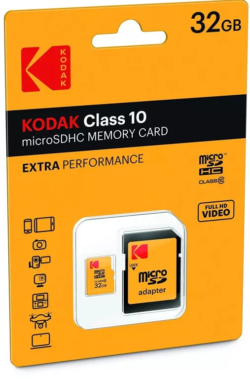 KARTA MICROSDHC KODAK UHS-I U1 V10 A1 32GB