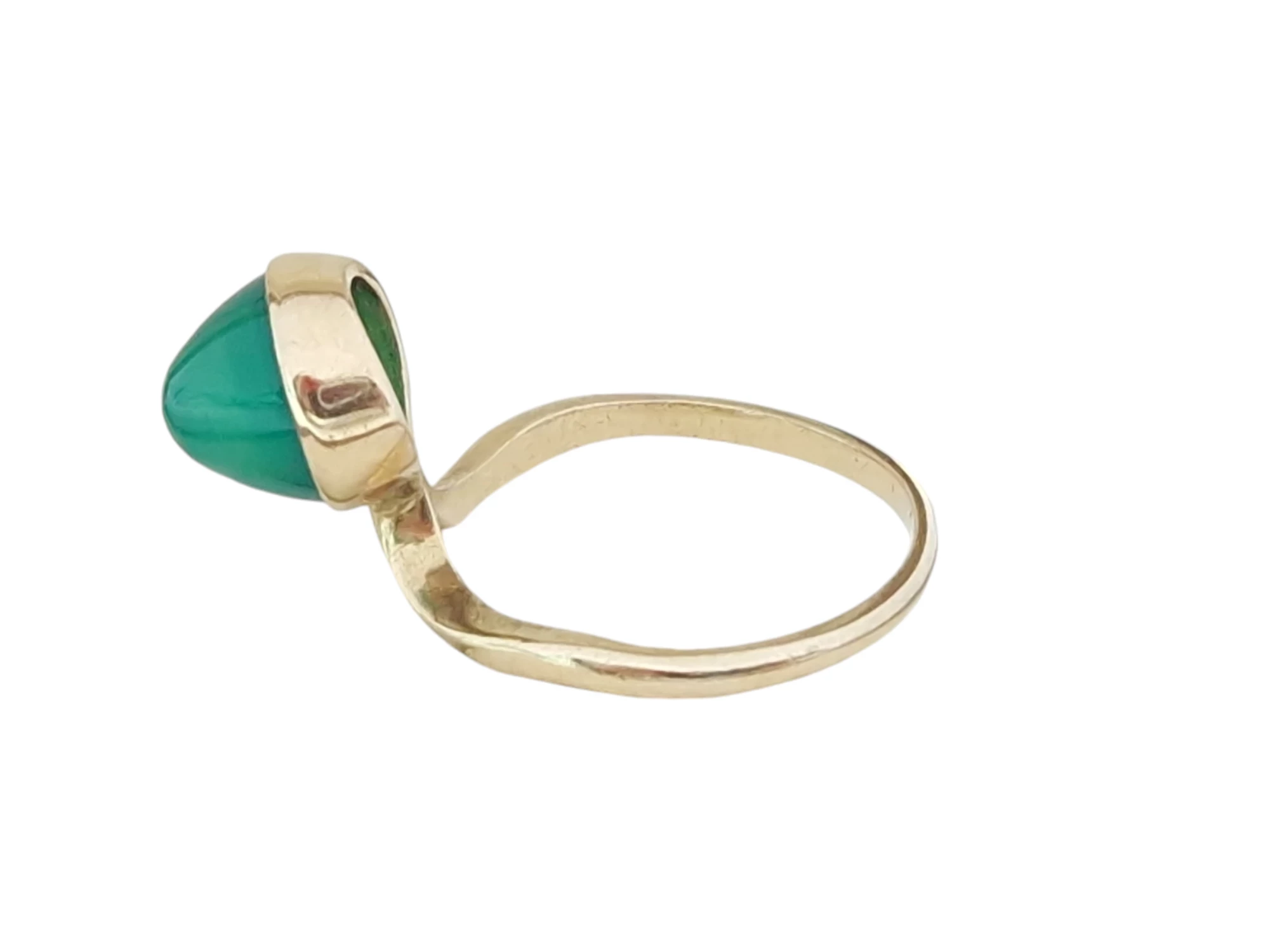 nietypowy-zloty-pierscionek-z-zielonym-kamieniem-258g-585-14k-r11-rodzaj-2205-2