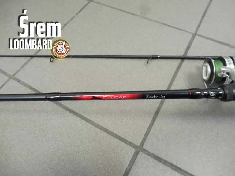 WĘDKA ROBINSON COUGAR ZANDER JIG SPIN 2,70M 8-42G + KOŁOWROTEK D.A.M1 QUIC