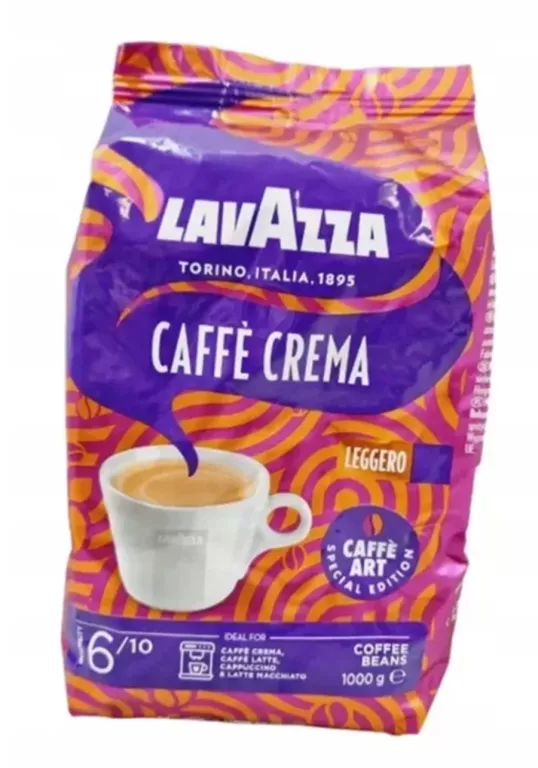 LAVAZZA CAFFE CREMA | 1000G | INTENSYWNOŚĆ: 6/10 ORYGINALNA