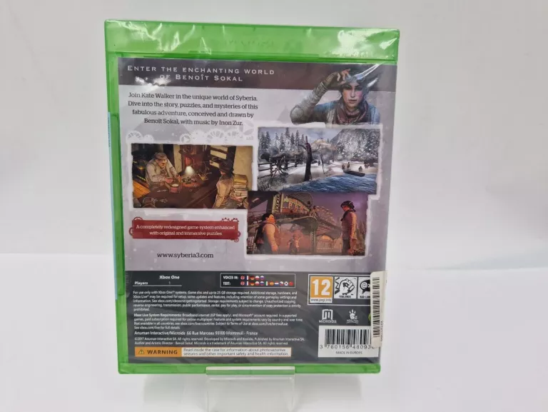 GRA NA XBOX ONE SYBERIA 3 !FOLIA!