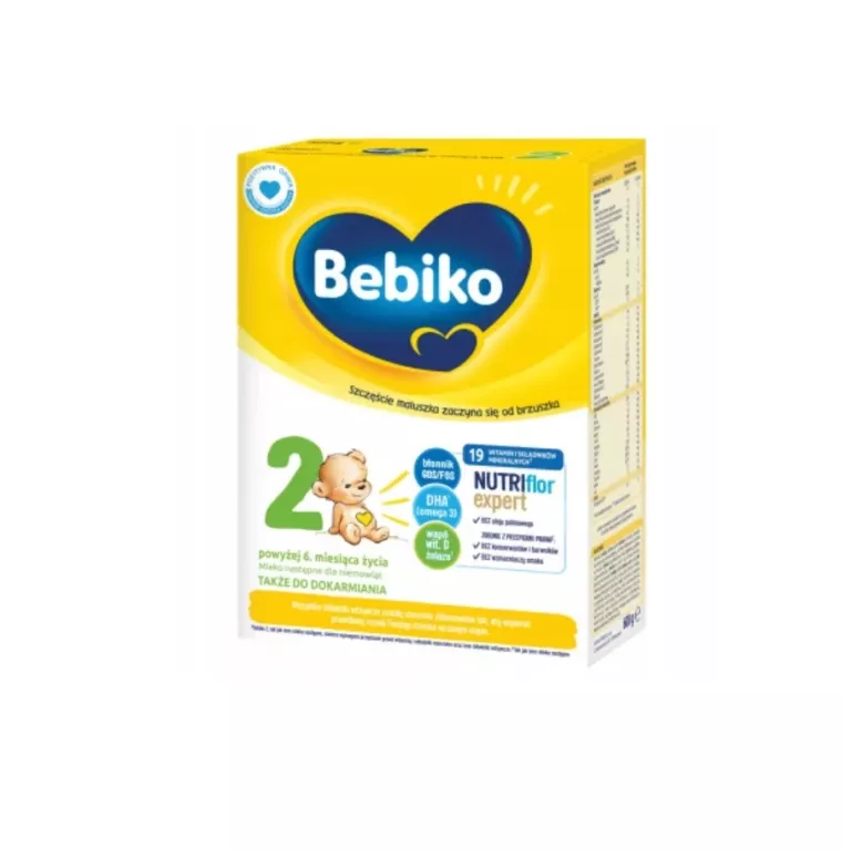 BEBIKO 2 600G MLEKO MODYFIKOWANE MLEKO NASTĘPNE 7 - 12 MIESIĘCY 5900852921