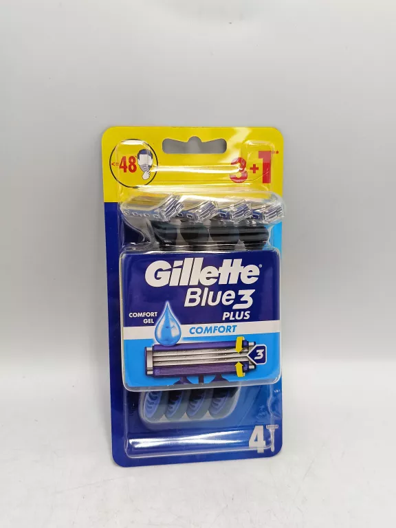 MASZYNKI JEDNORAZOWE GILLETTE BLUE 3 4SZT