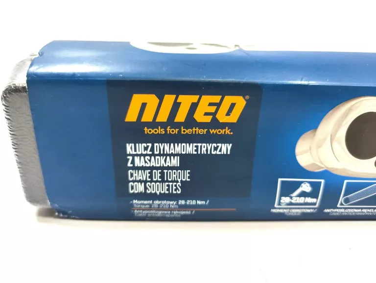 KLUCZ DYNAMOMETRYCZNY Z NASADKAMI NITEO TOOLS