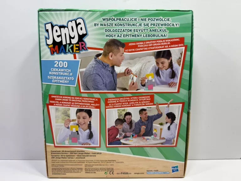 HASBRO GRA ZRĘCZNOŚCIOWA JENGA MAKER F4528