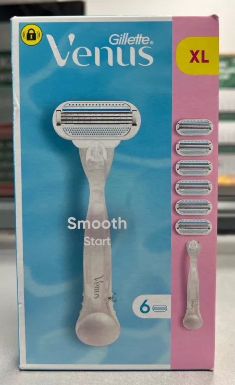 GILLETTE VENUS SMOOTH START RĄCZKA +6WKŁADÓW