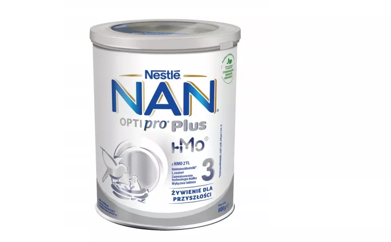 NESTLE NAN OPTIPRO PLUS 3 HM-O MLEKO NASTĘPNE 800G.