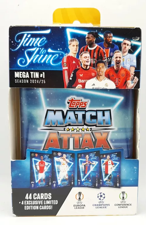 MEGA PUSZKA #1 KARTY CHAMPIONS LEAGUS SEASON 2024/25 TOPPS MATCH ATTAX