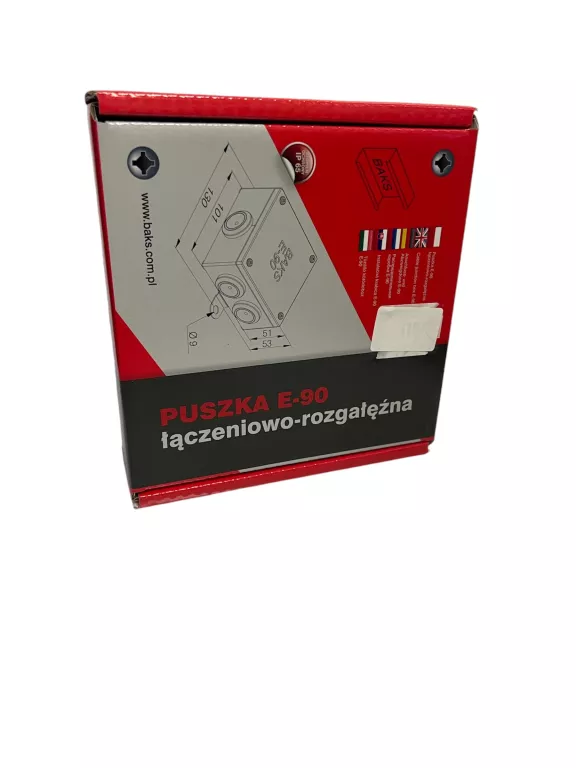 PUSZKA METALOWA ŁĄCZENIOWO-ROZGAŁĘŹNA PMO1(3/3) E90 OKAZJA!!