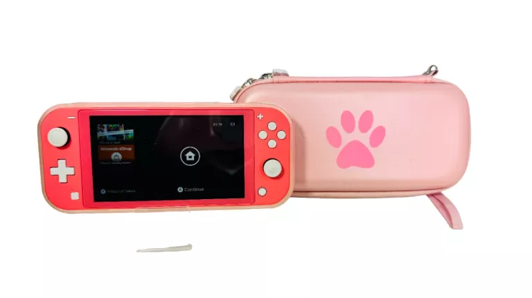 KONSOLA NINTENDO SWITCH LITE RÓŻOWE + ETUI I ZASILACZ