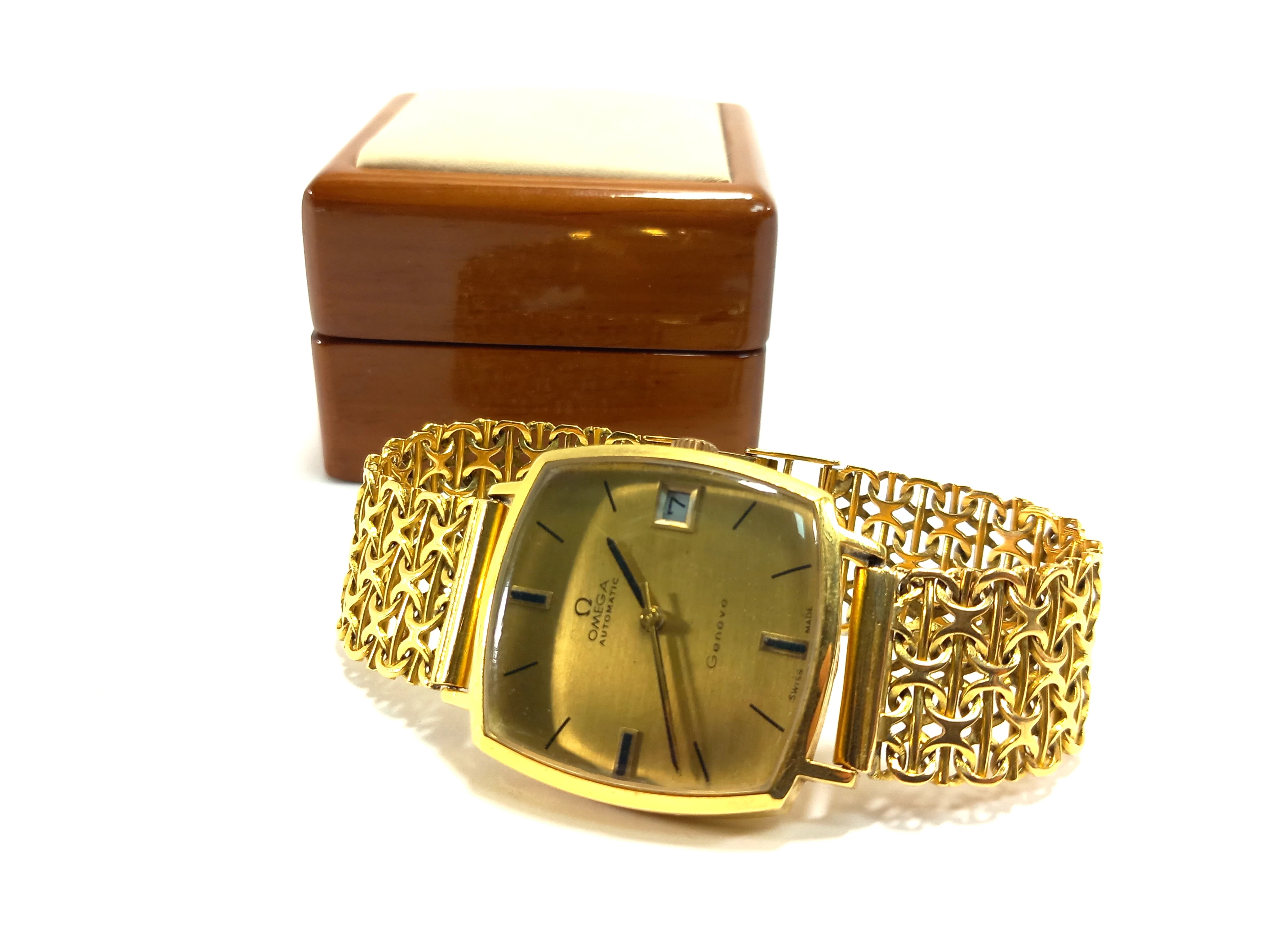 zloty-zegarek-omega-automatic-geneve-pr750-zlota-bransoleta-polska-319-szczytno