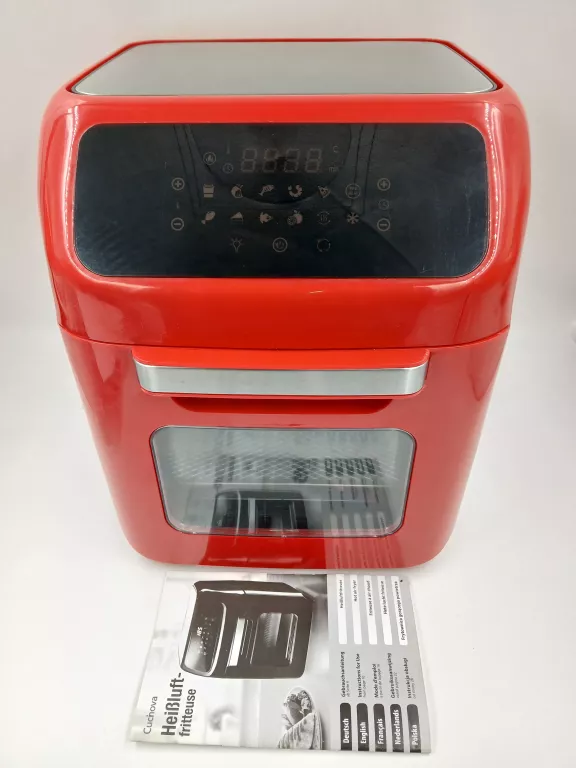 MINI PIEKARNIK FRYTKOWNICA BEZTŁUSZCZOWA MIC GLA-1006 12L 1800W GWARANCJA