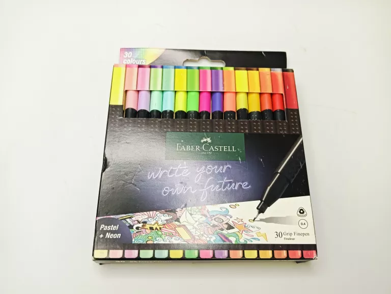 CIENKOPISY FABER-CASTELL PASTEL NEON 30 SZT