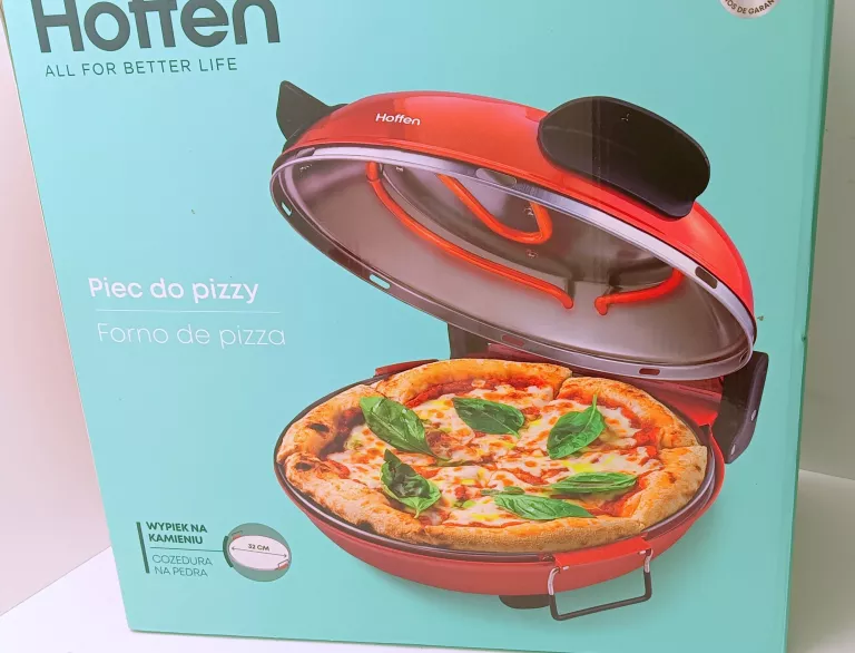 PIEC DO PIZZY HOFFEN AK-1748 1200W CZERWONY