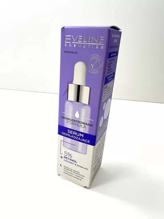 EVELINE SERUM ODMŁADZAJĄCE Z RETINOLEM 18 ML / POWYSTAWOWE