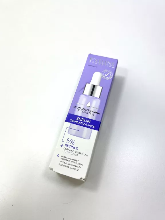 EVELINE SERUM ODMŁADZAJĄCE Z RETINOLEM 18 ML / POWYSTAWOWE