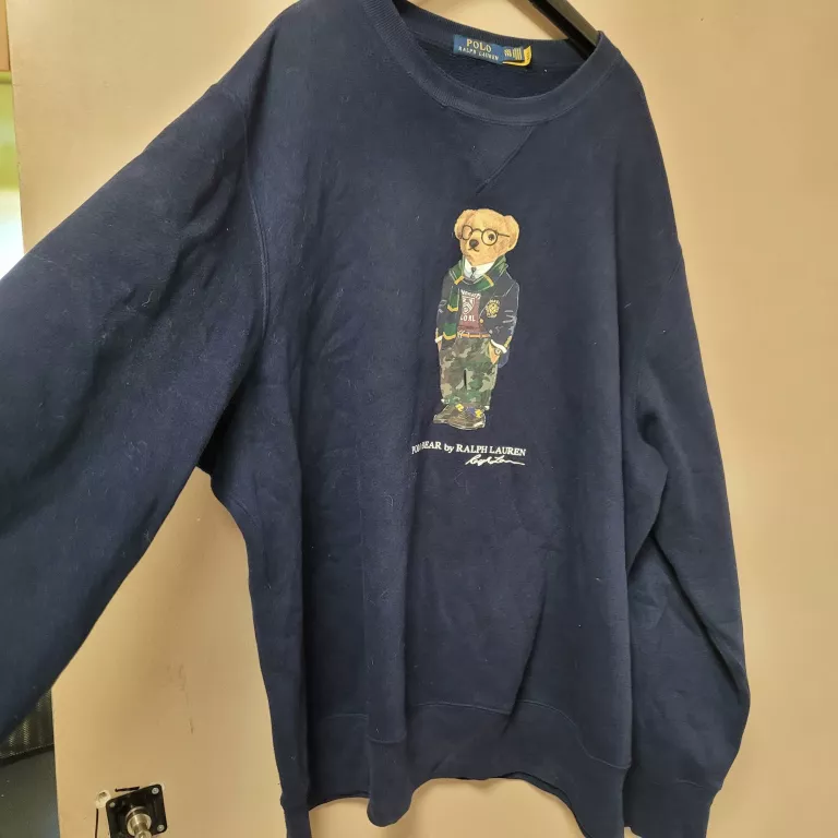 OGROMNA BLUZA POLO RALF LAUREN 3XL GRANATOWA