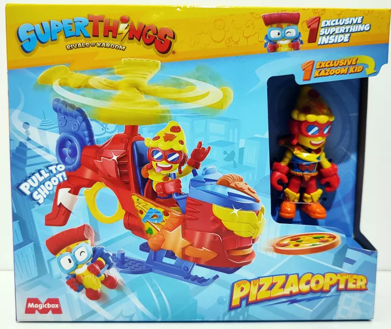 FIGURKI SUPERTHINGS PIZZACOPTER