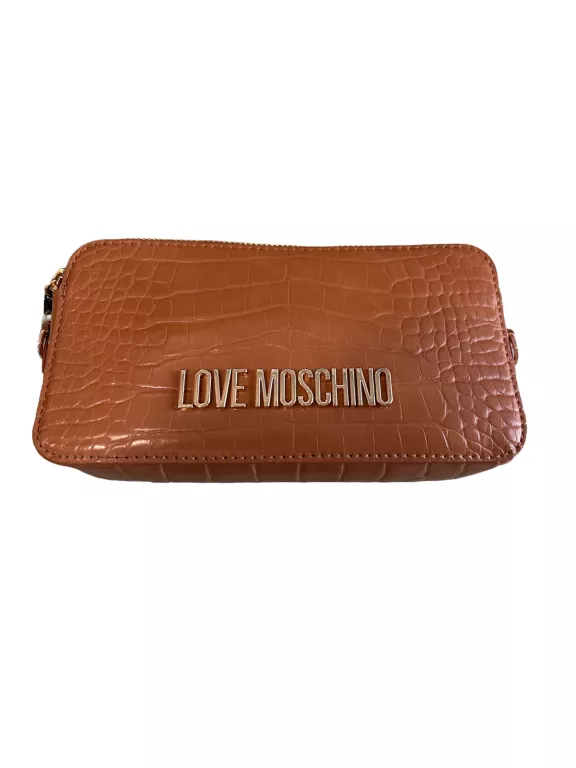 TOREBKA LOVE MOSCHINO JC5622PP1FLF0201 BRĄZOWA/ NA ŁAŃCUSZKU