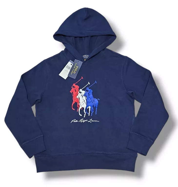 BLUZA Z KAPTUREM RALPH LAUREN M (10-12)