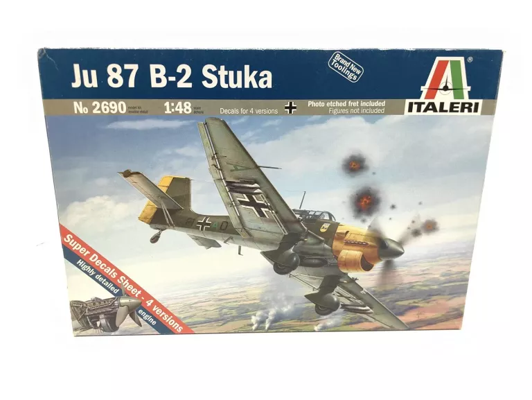 MODEL ITALERI NO.2690 JU 87 B-2 STUKA 1:48