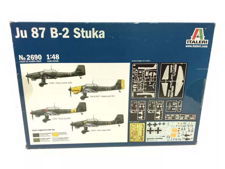 MODEL ITALERI NO.2690 JU 87 B-2 STUKA 1:48