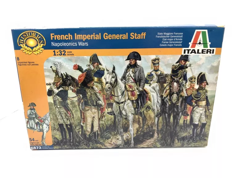 MODEL ITALERI 6871/6872 FRENCH HOWITZER/GENERAL STAFF NAPOLEONIC WARS 1:32