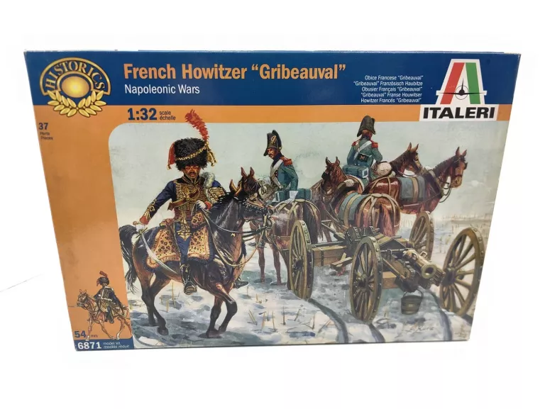 MODEL ITALERI 6871/6872 FRENCH HOWITZER/GENERAL STAFF NAPOLEONIC WARS 1:32