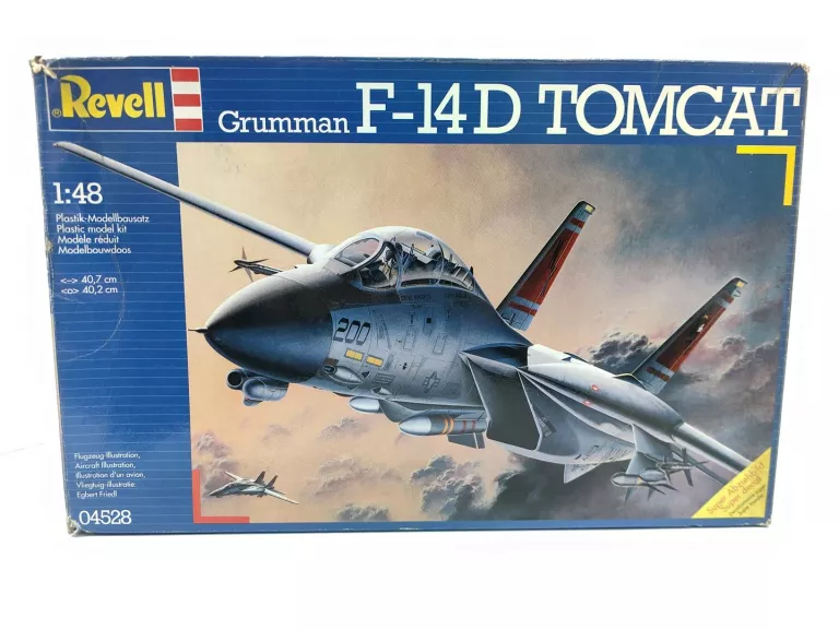 MODEL REVELL 04528 GRUMMAN F-14D TOMCAT 1:48 / BRAK NAKLEJEK