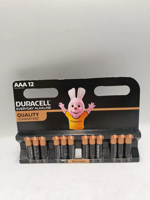 BATERIE ALKALINCZNE DURACELL 12 SZT AAA