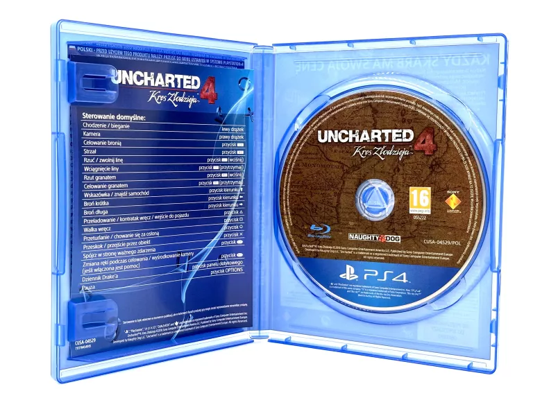 GRA PLAYSTATION 4 UNCHARTED 4 KRES ZŁODZIEJA (PS4) PUDEŁKO