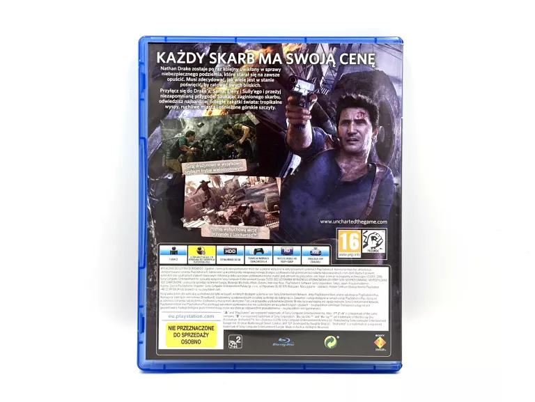 GRA PLAYSTATION 4 UNCHARTED 4 KRES ZŁODZIEJA (PS4) PUDEŁKO