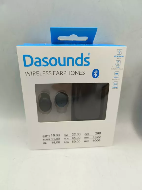 SŁUCHAWKI DASOUNDS BEZPRZEWODOWE
