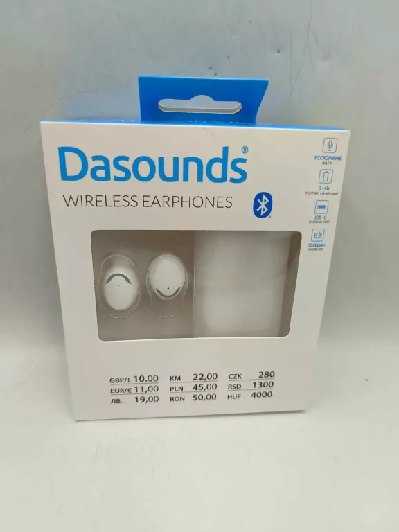 SŁUCHAWKI DASOUNDS BEZPRZEWODOWE