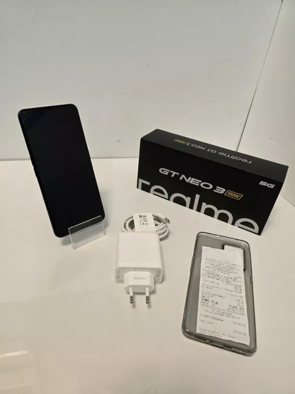 TELEFON REALME GT NEO 3  12/256 GB KOMPLET GWAR