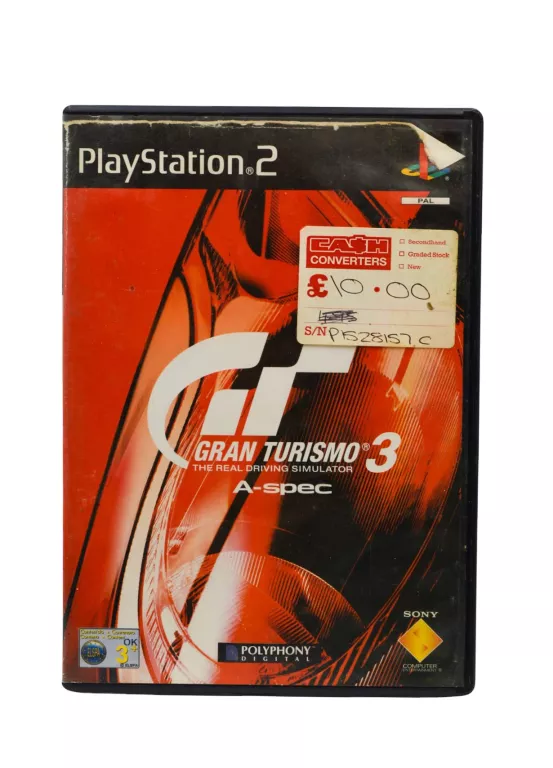 GRA GRAN TURISMO 3 A-SPEC SONY PLAYSTATION 2