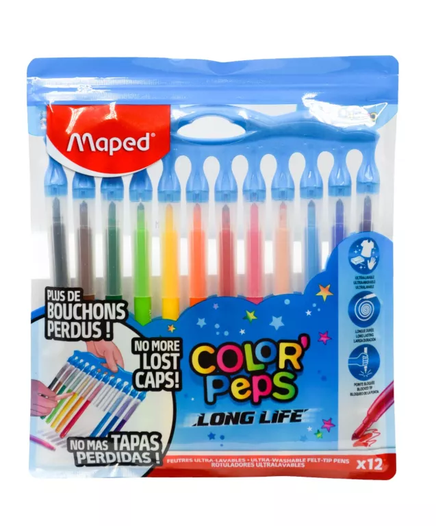 FLAMASTRY KOLOROWE COLORS PEPS LONG LIFE