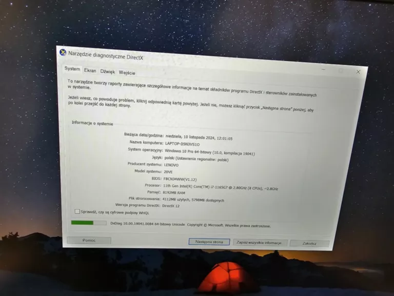 LAPTOP LENOVO THINKBOOK 15 G2 ITL I7 256GB KOMPLET
