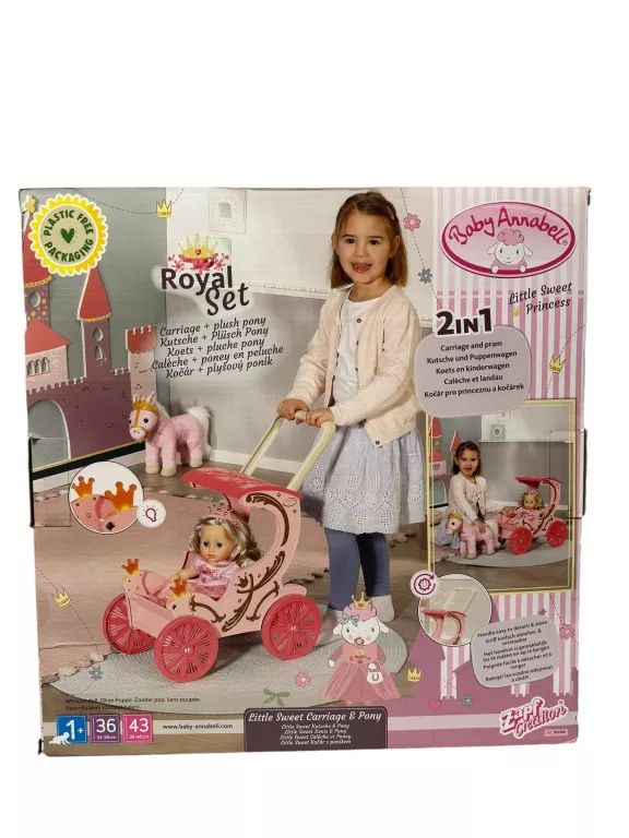 BABY ANNABELL WÓZEK KUCYK DOROŻKA 2 W 1 N0WY!