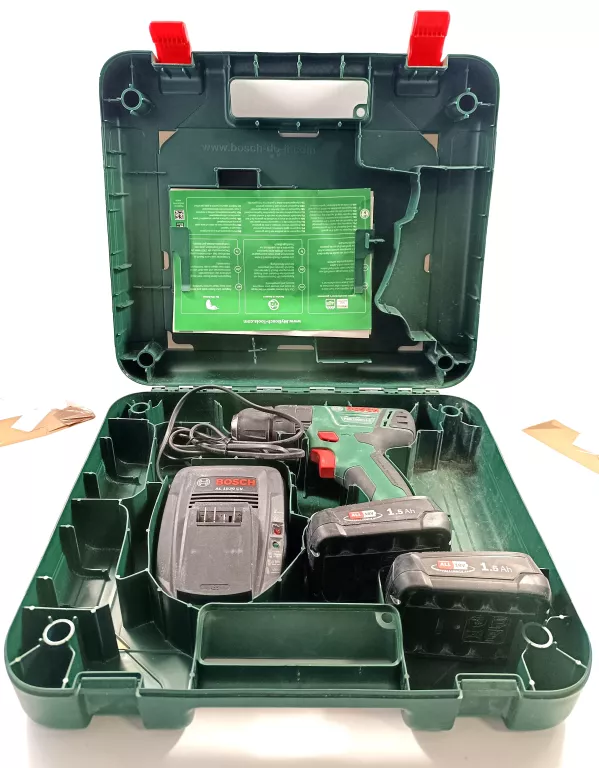 WIERTARKO-WKRĘTARKA AKUMULATOROWA PSB 1800 LI-2 + AKUMULATOR 1,5AH BOSCH