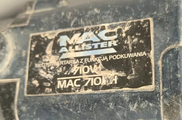 MŁOTOWIERTARKA MACALLISTER MAC 710 RH
