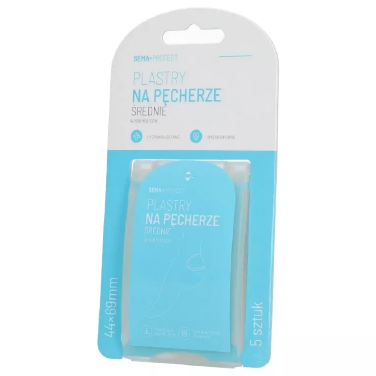 SEMA PROTECT, PLASTRY NA PĘCHERZE, ŚREDNIE, 5 SZTUK