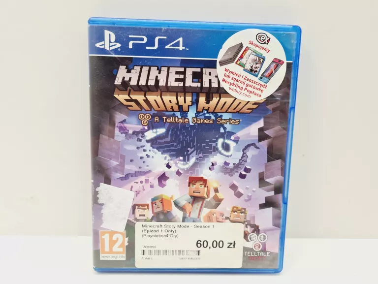 GRA PS4 MINECRAFT: STORY MODE - A TELLTALE GAMES SERIES