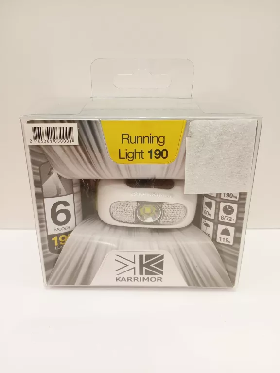 LATARKA DLA BIEGACZY KARRIMOR RUNNING LIGHT 190 LM