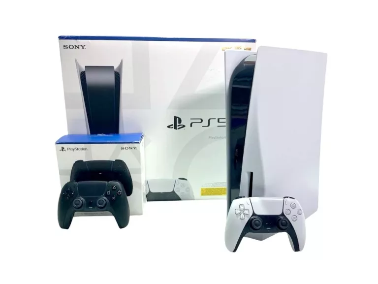 SUPER ZESTAW KONSOLA PS5 + DWA PADY I PODSTAWKA!