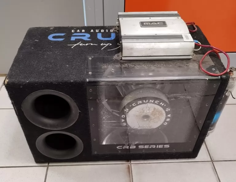 CRUNCH BOX CRB-500 + WZMACNIACZ MAC AUDIO MPX 2000